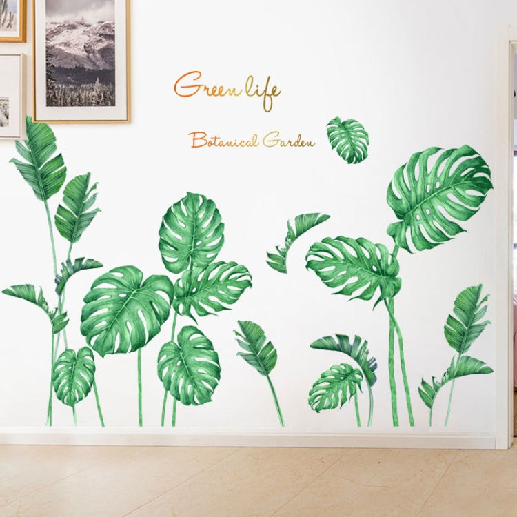 Green Vegetation Home Decoration Self-adhesive Wall Stickers, Green Vegetation