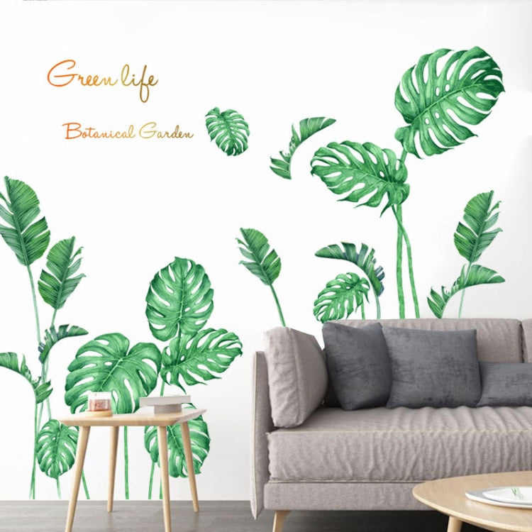 Green Vegetation Home Decoration Self-adhesive Wall Stickers, Green Vegetation
