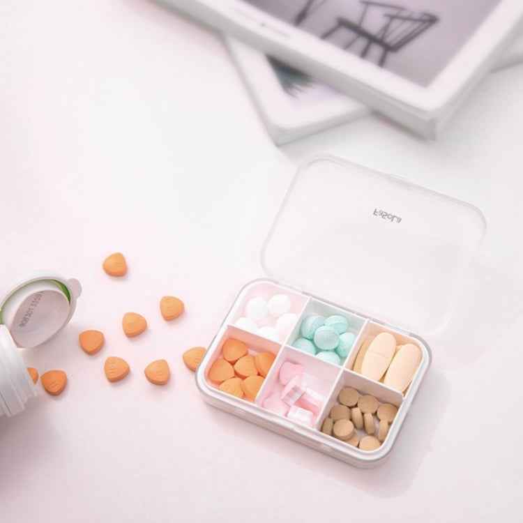 FaSoLa Pill Box Portable Dispensing Mini Medicine Sealed Box