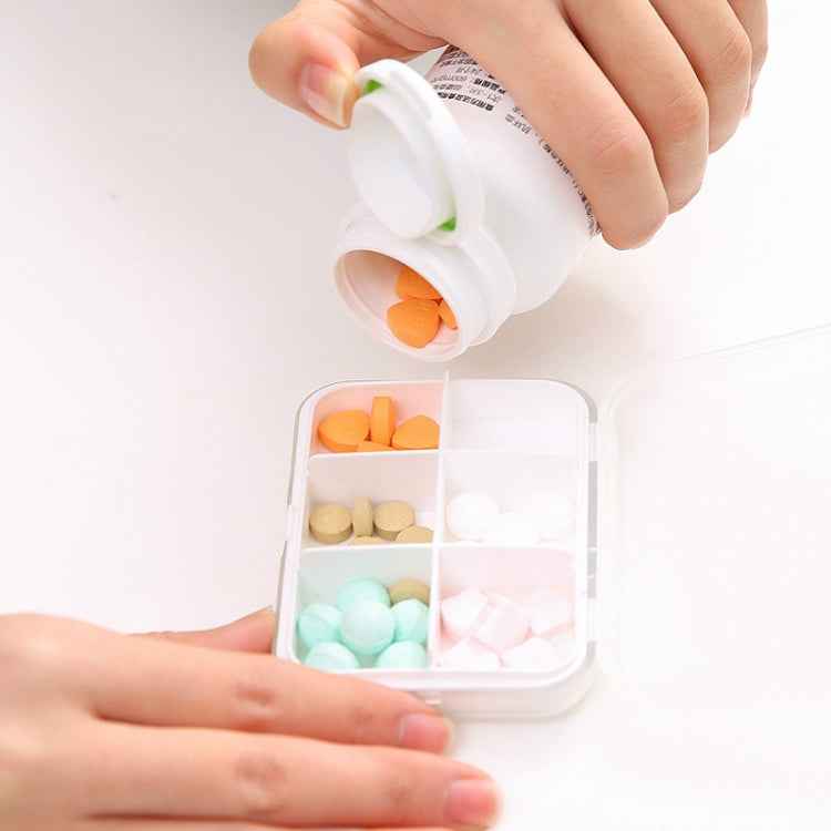 FaSoLa Pill Box Portable Dispensing Mini Medicine Sealed Box