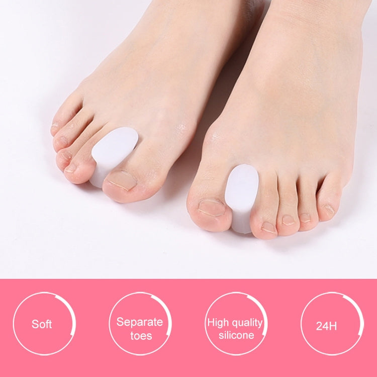 10 Pairs Gel Toe Separator Foot Care Tool Silicone Big Toe Bunion Straightener Valgus Hallux Bunion Protector Corrector Alignment