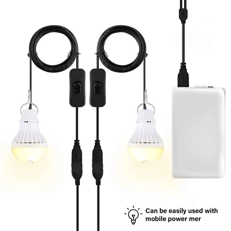 USB Bulb Camping Light Emergency Light, 1 PCS, 2 PCS