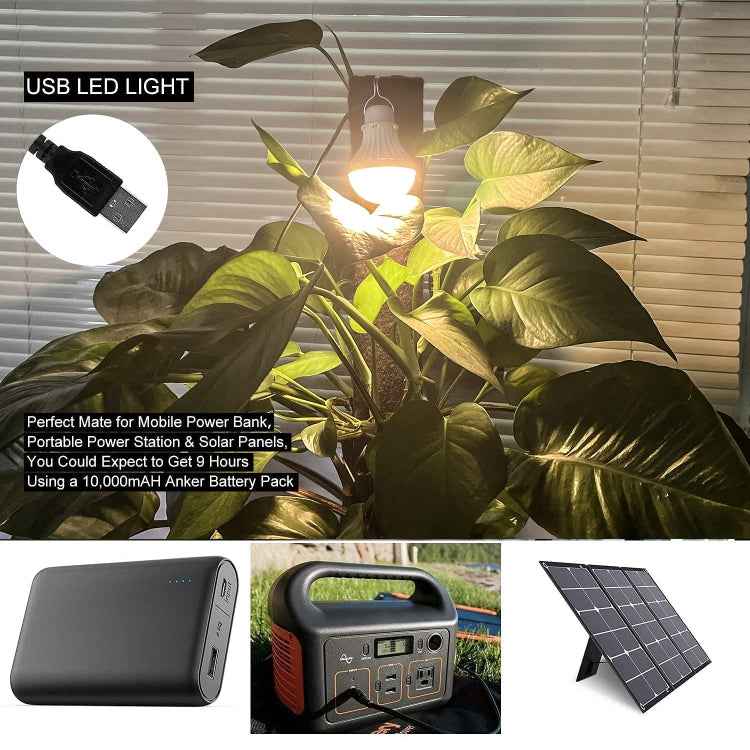 USB Bulb Camping Light Emergency Light, 1 PCS, 2 PCS