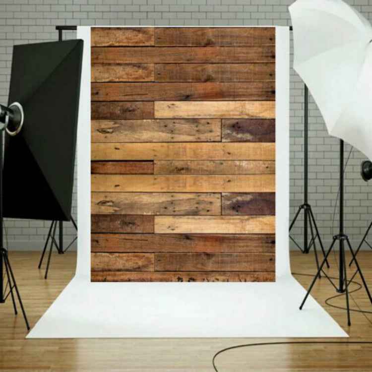 Photo Studio Prop Wood Grain Background Cloth, 1.5m x 2.1m