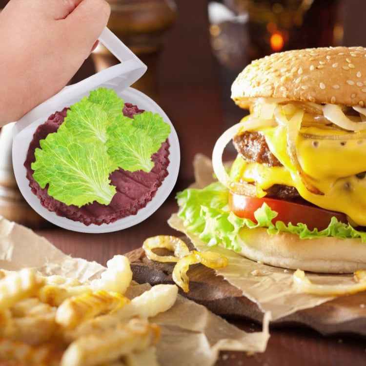 Round Shape Hamburger Press Food-Grade Plastic Hamburger Meat Beef Grill Burger Press Patty Maker Mold Mould Kitchen Tool