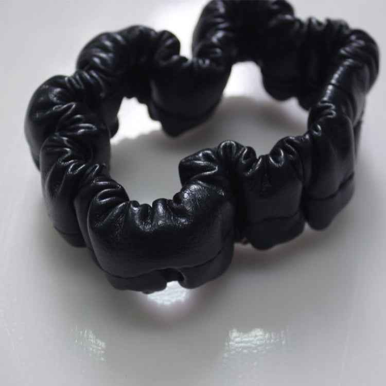 Crystal Car Interior Accessories Rear View Mirror Cover Leather Auto Rearview Mirror Cover Decoration