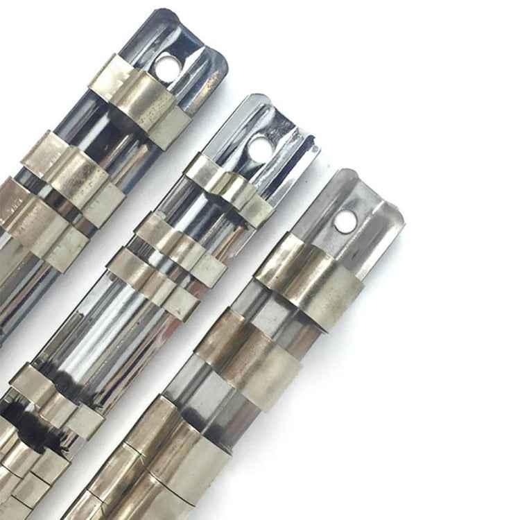 Carbon Steel 8 Socket Rack Storage Divider Rail Tray Holder Brackets Shelf Stand Tool Organizer Socket Socket Wrench Storage, 260mm, 150mm, 190mm