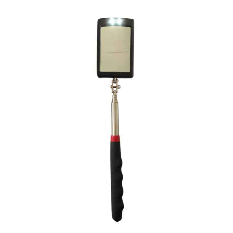 LED Work Light Inspection Mirror Extending Car Chassis Angle View Automotive Telescopic Detection Tool For Car Repair