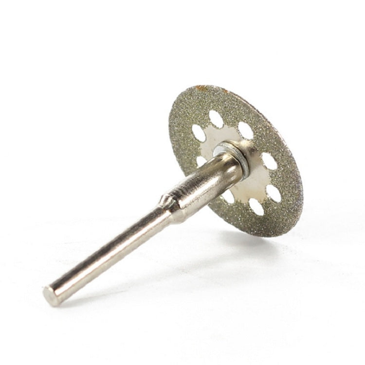 8 Holes Emery Cutting Chip Jade Saw Blade Electric Grinder Accessories, 10 Saw Blade 2 Connecting rod 22MM, 10 Saw Blade 2 Connecting rod 25MM, 10 Saw Blade 2 Connecting rod 30MM, 10 Saw Blade 2 Connecting rod 20MM