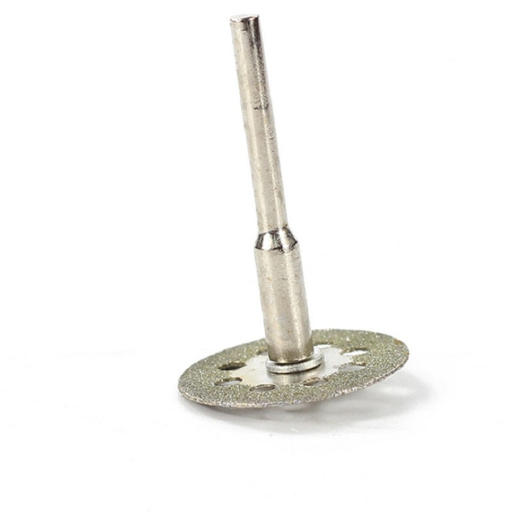 8 Holes Emery Cutting Chip Jade Saw Blade Electric Grinder Accessories, 10 Saw Blade 2 Connecting rod 22MM, 10 Saw Blade 2 Connecting rod 25MM, 10 Saw Blade 2 Connecting rod 30MM, 10 Saw Blade 2 Connecting rod 20MM