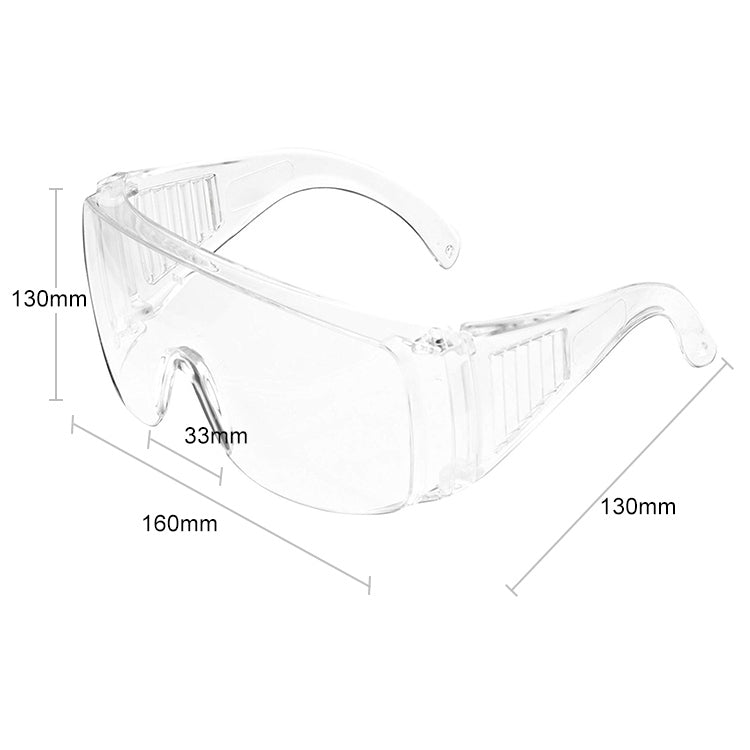 Clear Vented Safety Goggles Eye Protection Protective Lab Anti Fog Glasses, Lab Protective Goggles