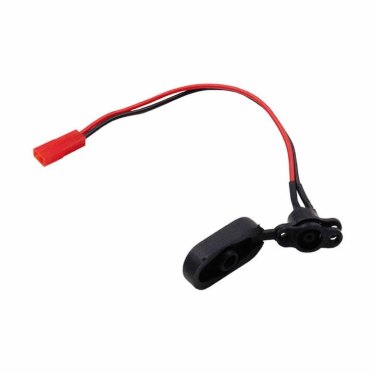 For Xiaomi Mijia M365 Electric Scooter Accessories Battery Tail Light Cable Waterproof Charging Head, with Black Waterproof Cover, with Red Waterproof Cover