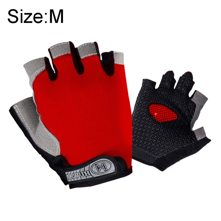 Summer Men Women Fitness Gloves Gym Weight Lifting Cycling Yoga Training Thin Breathable Antiskid Half Finger Gloves, S, L, XL, M