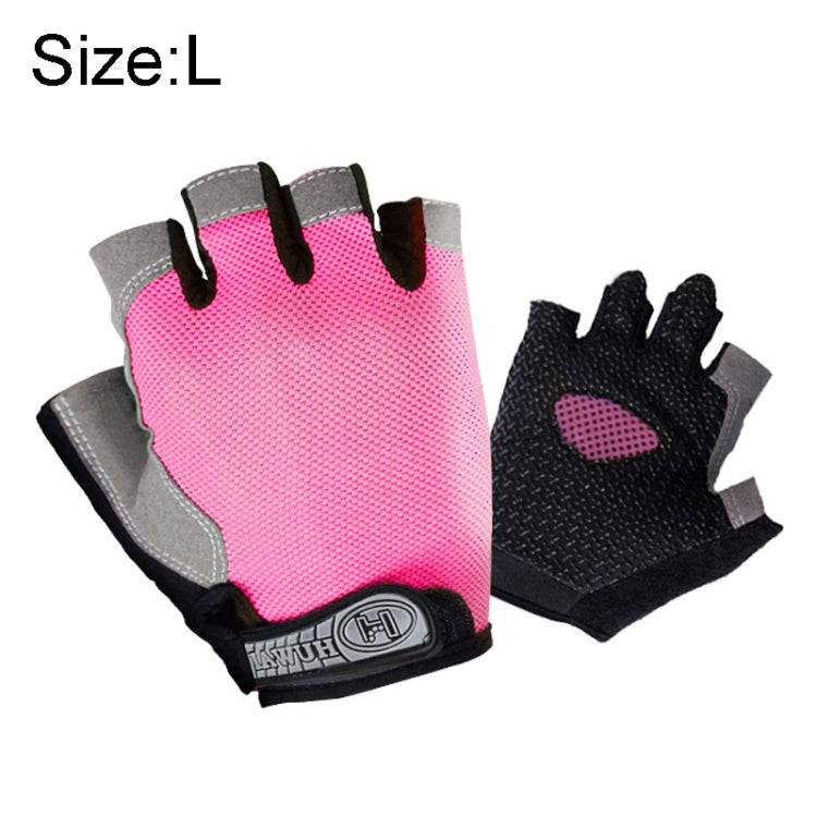 Summer Men Women Fitness Gloves Gym Weight Lifting Cycling Yoga Training Thin Breathable Antiskid Half Finger Gloves, S, L, XL, M