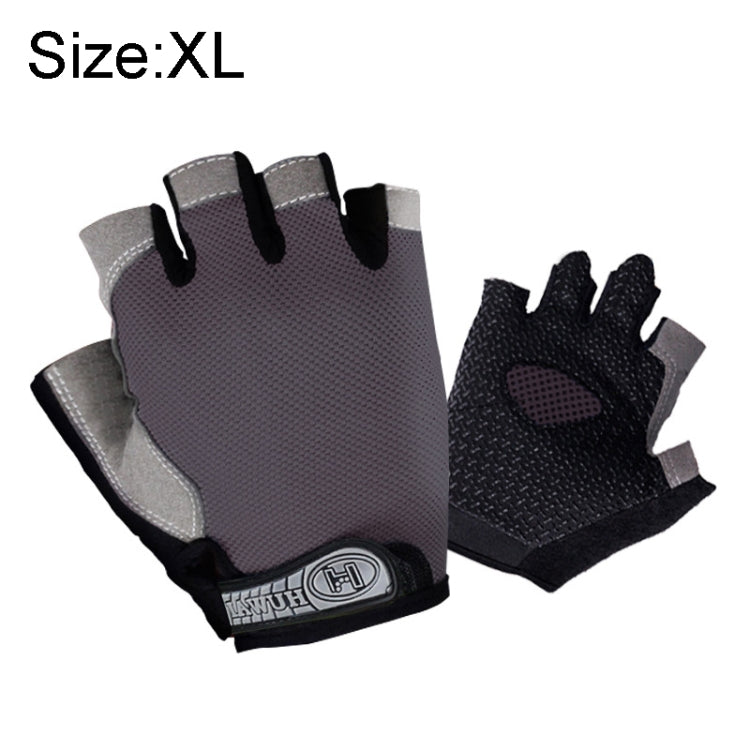 Summer Men Women Fitness Gloves Gym Weight Lifting Cycling Yoga Training Thin Breathable Antiskid Half Finger Gloves, S, L, XL, M