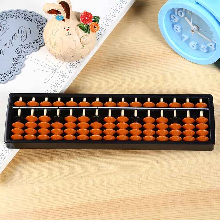 Plastic Abacus 15 Digits Arithmetic Tool Math Learn Aid Caculating Toys Gifts for Kids