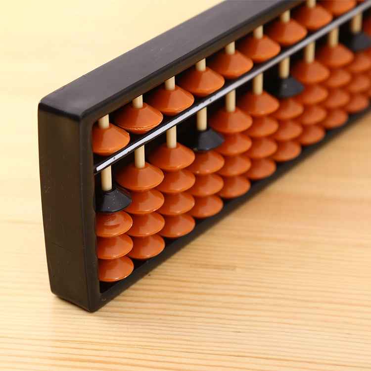 Plastic Abacus 15 Digits Arithmetic Tool Math Learn Aid Caculating Toys Gifts for Kids