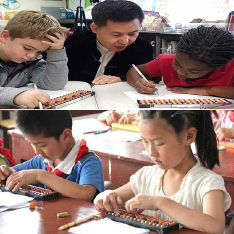 Plastic Abacus 15 Digits Arithmetic Tool Math Learn Aid Caculating Toys Gifts for Kids