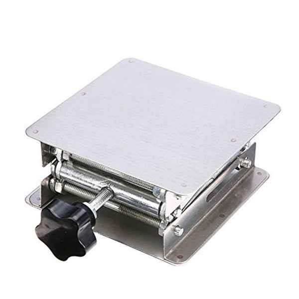 100x100mm Laboratory Manual Stainless Steel Lifting Platform Small Lifting Platform