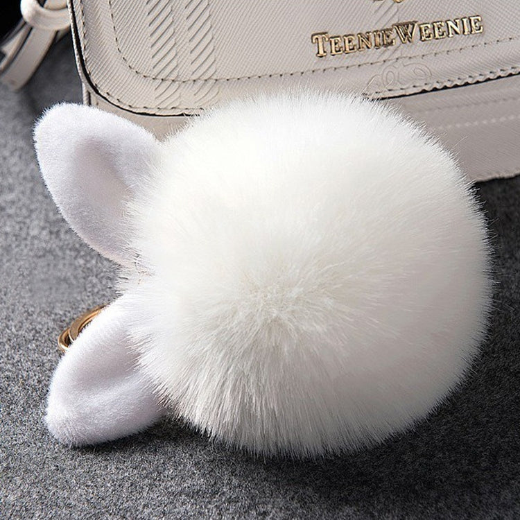 Fur Pom Keychains Fake Rabbit Fur Ball Keychain