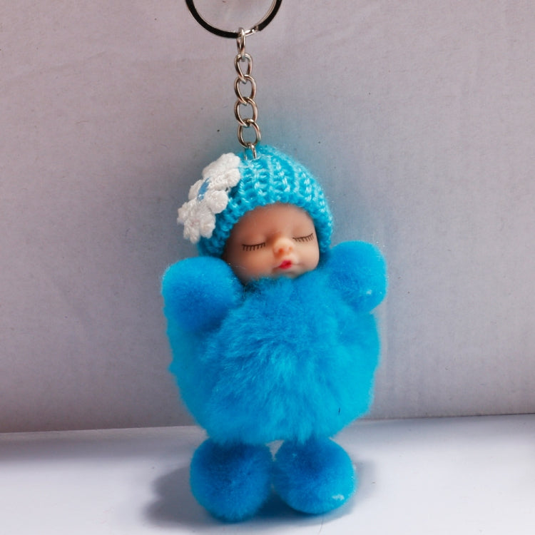 Sleeping Baby Doll Ball Key Chain Car Keyring Holder Bag Pendant Charm Keychain
