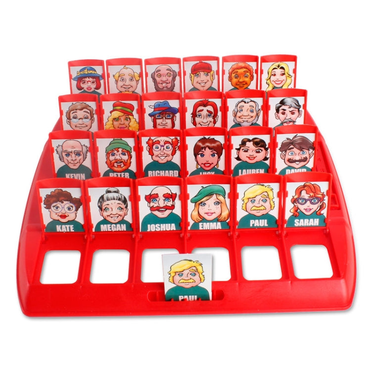 Children Logical Reasoning Game Guess Board Kid Puzzle Game Party Toy, Red Blue