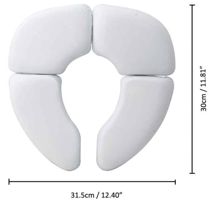 Soft Skin-Friendly Children Folding Potty Seat Cover Baby Travel Folding Padded Toilet Seat Toilet Training