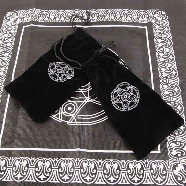 Velvet Pentagram Tarot Card Bag Home Mini Drawstring Package