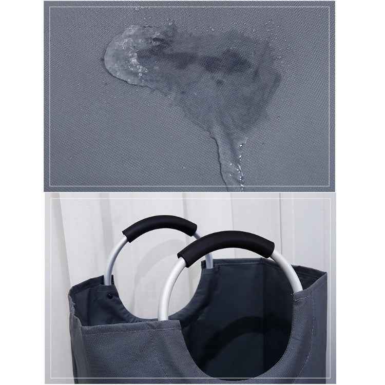 Portable Waterproof Hamper Dirty Clothes Large Collapsible Washing Laundry Basket Bag