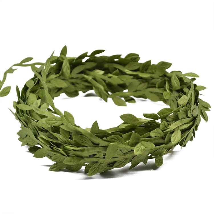 2 PCS Cloth Leaf Garland Decoration Accessories Green Leaf Cane Leaf Simulation DIY Garland Material, 100 Meters, 40 Meters One Card / Roll, 77 Meters, 200 Meters, 20 Meters / Card, 10 Meters / Card, 5 Meters / Card, 5 Meters