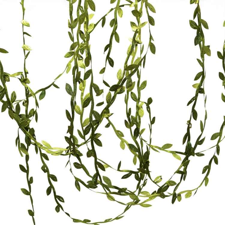 2 PCS Cloth Leaf Garland Decoration Accessories Green Leaf Cane Leaf Simulation DIY Garland Material, 100 Meters, 40 Meters One Card / Roll, 77 Meters, 200 Meters, 20 Meters / Card, 10 Meters / Card, 5 Meters / Card, 5 Meters
