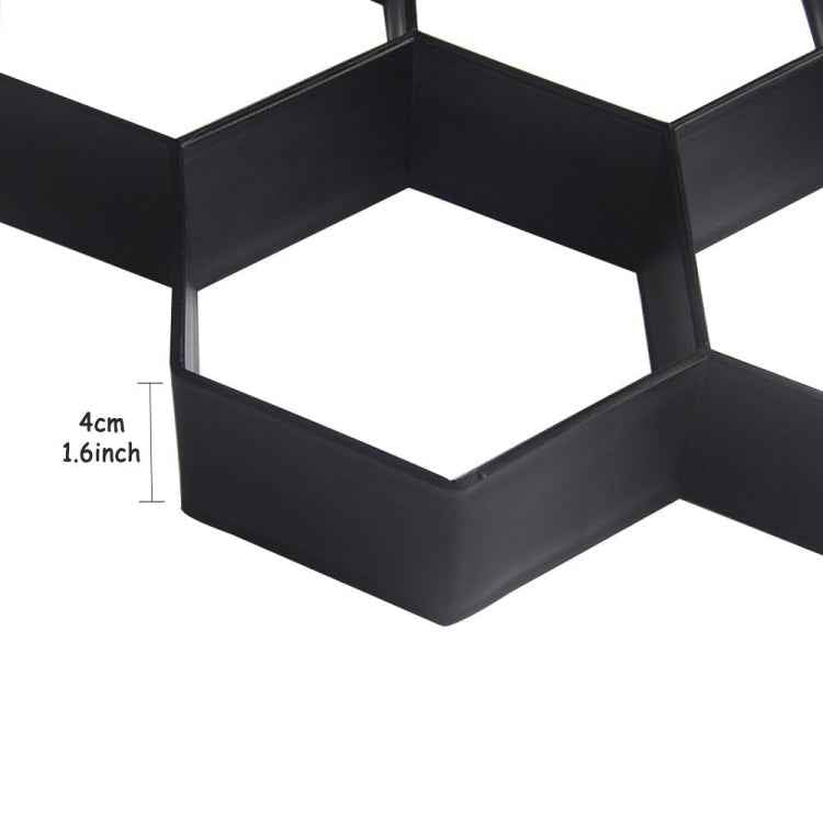 Plastic Floor Mold Ultralight DIY Garden Paving Hexagonal Fancy Mould, Paving Hexagonal Fancy Mould