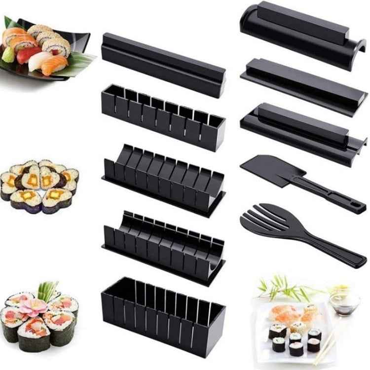 10 PCS/Set DIY Sushi Seaweed Rice Ball Making Mold