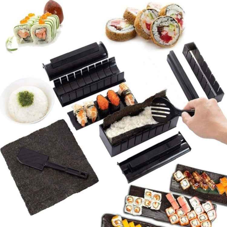 10 PCS/Set DIY Sushi Seaweed Rice Ball Making Mold