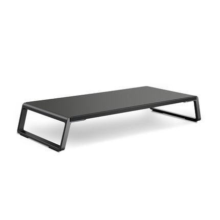 Monitor Stand Riser with Metal Feet for iMac MacBook LCD Display Printer, Lapdesk Tabletop Organizer Sturdy Platform Save Space