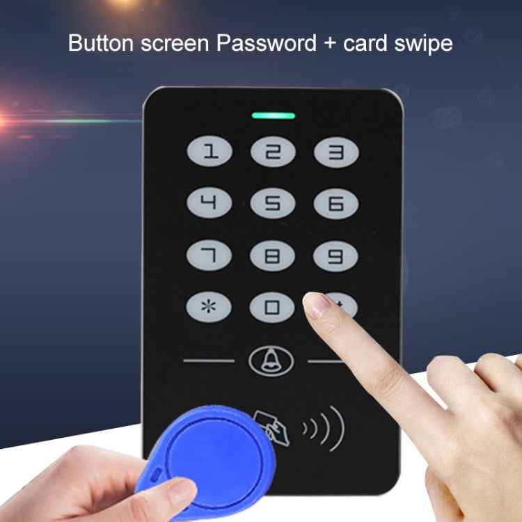 Simple IDIC Card Access Control All-in-one Machine Key Touch Access Control Controller Induction Card Password, A1-Physical Buttons, A2-Physical Buttons, A3- Touch Button