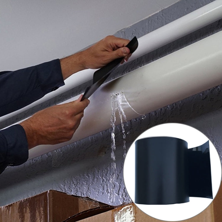 Cinta flexible para reparación de fugas, impermeable, para mangueras de jardín, unión de agua, reparación rápida, detención rápida de fugas, herramienta 5.23, 10 x 150 cm