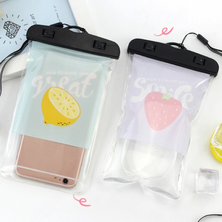 10 PCS Outdoor Diving Swimming Creative Cartoon Touch Screen Transparent PVC Mobile Phone Waterproof Bag Color Random Delivery