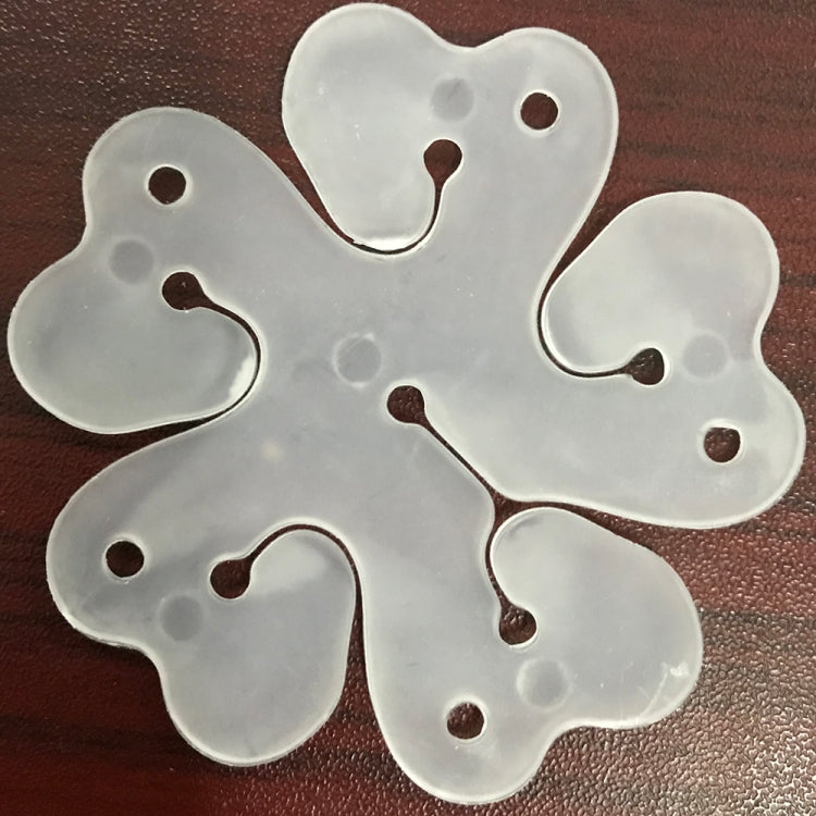 50 PCS Flower Balloons Decoration Accessories Plum Clip Practical Birthday Wedding Party Plastic Balloon Clip, 50 PCS Flower Balloons