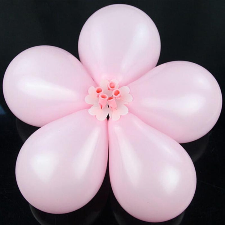 50 PCS Flower Balloons Decoration Accessories Plum Clip Practical Birthday Wedding Party Plastic Balloon Clip, 50 PCS Flower Balloons