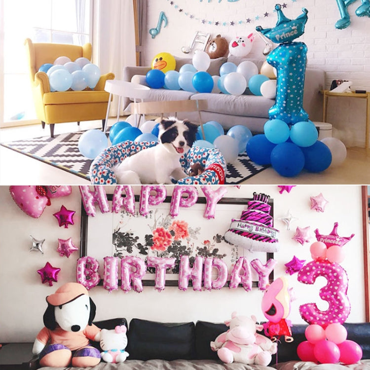 Number Foil Balloon Happy Birthday Decoration, Number 3, Number 1, Number 2, Number 6, Number 0, Number 5, Number 9, Number 8, Number 7, Number 4