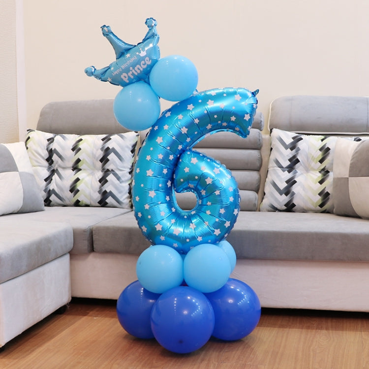 Number Foil Balloon Happy Birthday Decoration, Number 3, Number 1, Number 2, Number 6, Number 0, Number 5, Number 9, Number 8, Number 7, Number 4