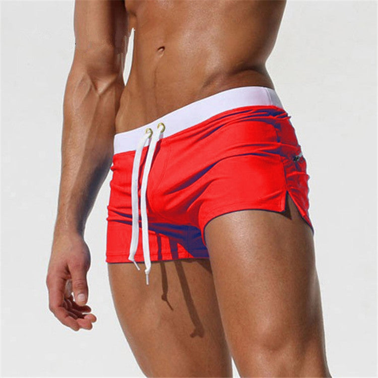 Back Pocket Flat Shorts Summer Beach Swim Shorts for Men, S, M, L, XL, XXL