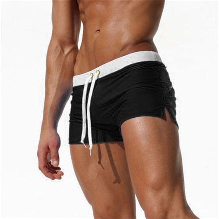 Back Pocket Flat Shorts Summer Beach Swim Shorts for Men, S, M, L, XL, XXL