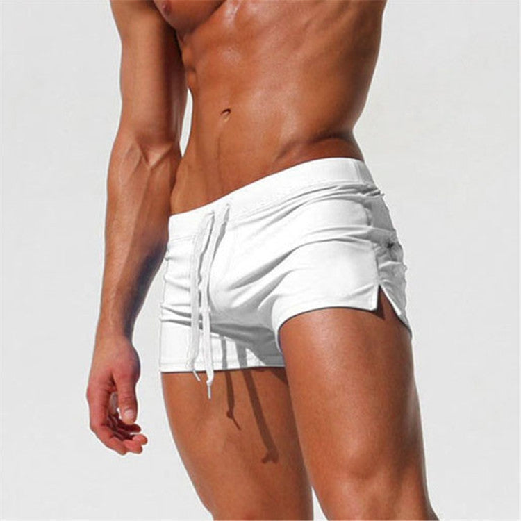 Back Pocket Flat Shorts Summer Beach Swim Shorts for Men, S, M, L, XL, XXL