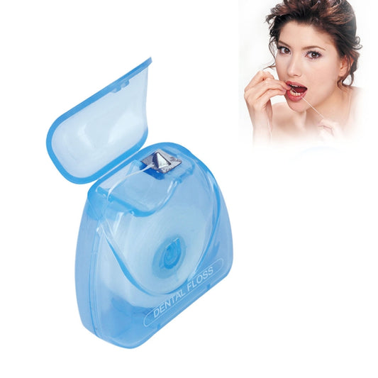 Lot de 2 fils dentaires de 50 m, hygiène bucco-dentaire, nettoyage des dents, cire, bobine, saveur menthe, cure-dents