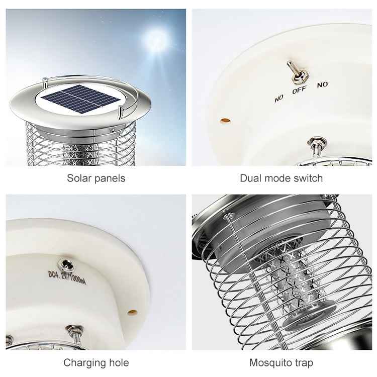 Outdoor Solar Waterproof Mosquito Lamp Mosquito Repellent, TM01 Black, TM01 Silver, TM01Y Silver, TM01Y Black, TM02 Black, TM02Y Black, TM03 Black, TM03 Silver, TM03B Silver, TM03Z Silver