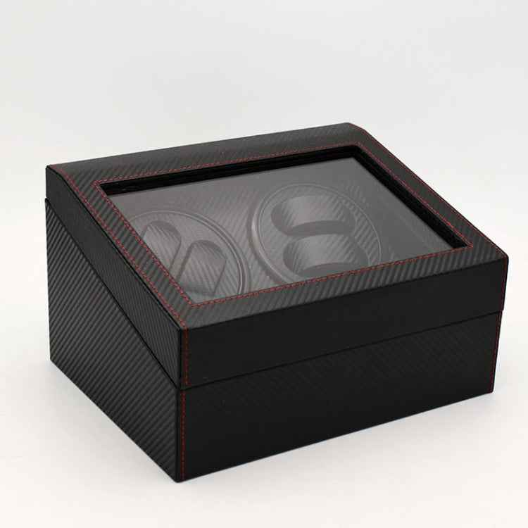 4+6 Automatic Rotation Leather Watch Winder Storage Display Case Box