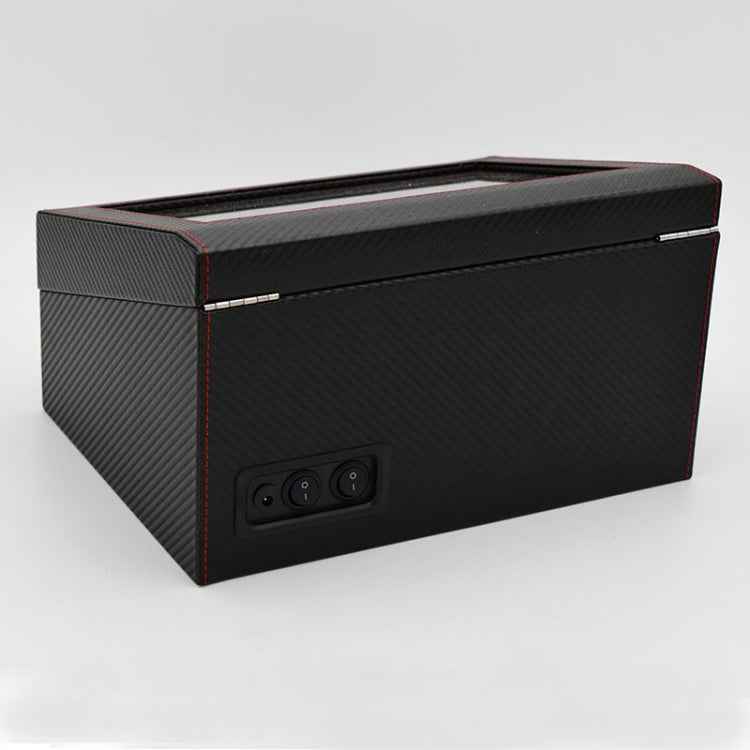 4+6 Automatic Rotation Leather Watch Winder Storage Display Case Box