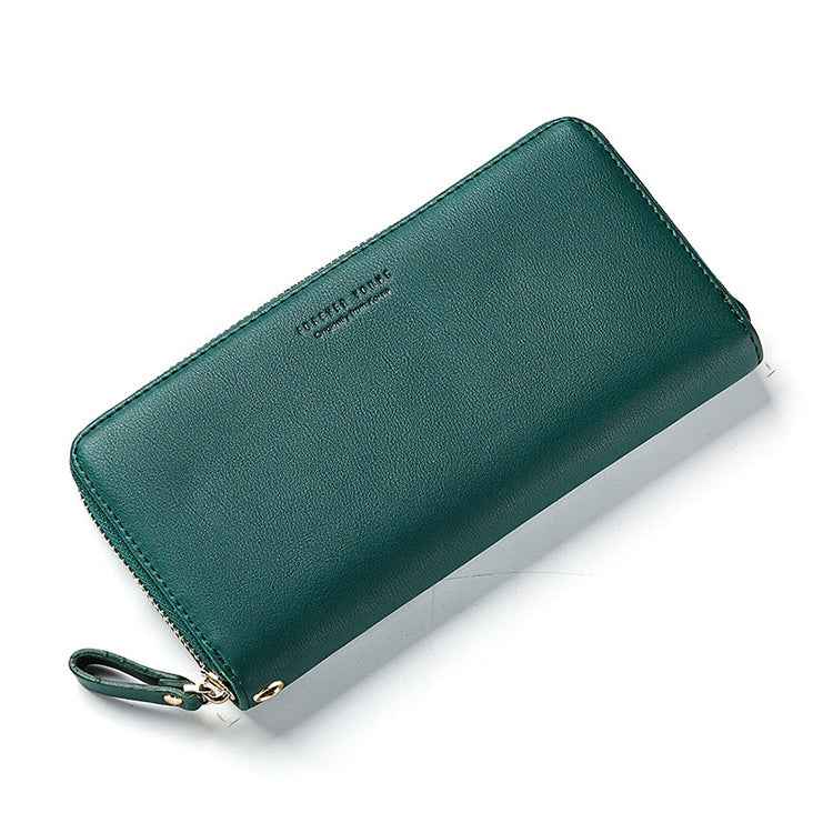 Women Long Clutch Wallet Large Capacity Wallets Female Purse Phone Pocket Card Holder, Pink, Gray, Blue, Green, Wine Red, Black